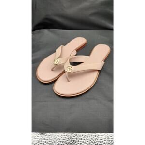 New Tory Burch Benton pink leather thong sandal Size  9